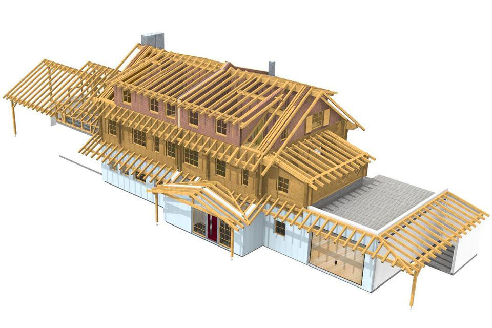 Holzbau Huber 3D-Planung