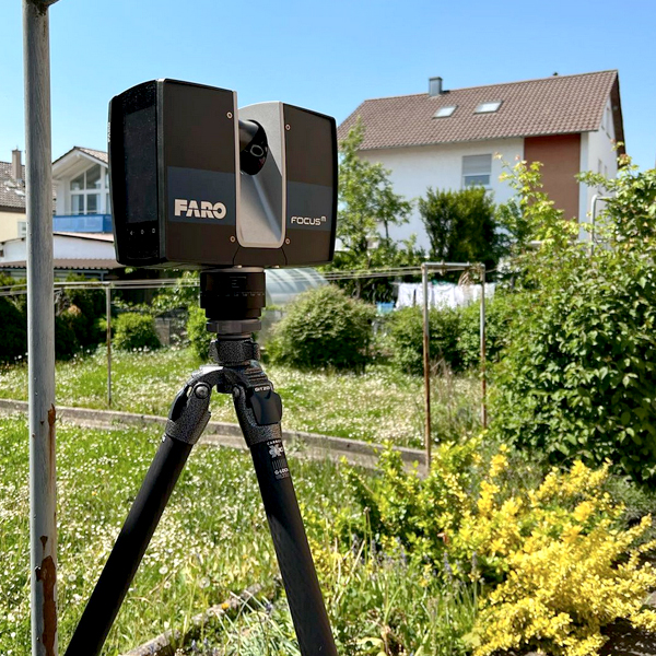 Uwe Huber Holzbau 3D Laserscanner Aufmasse mit Faro 3D Focus M